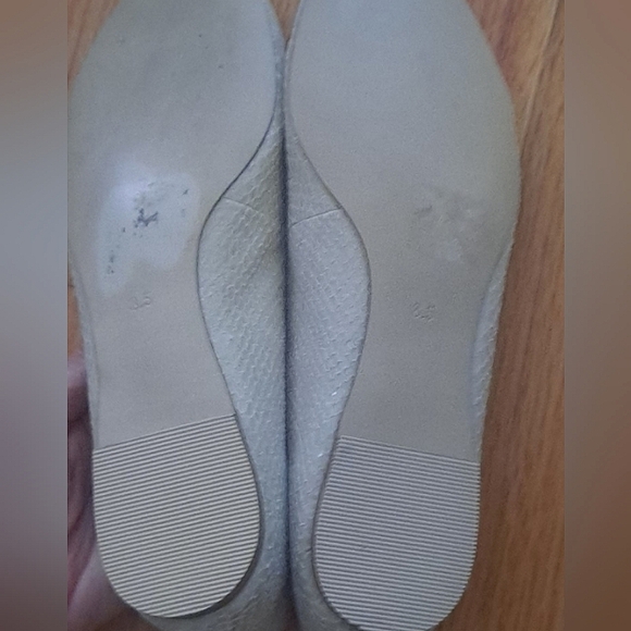 New Jeffrey Campbell Fleur De Lis Faux Snakeskin Leather Ballet Flats Si… - Picture 6 of 8